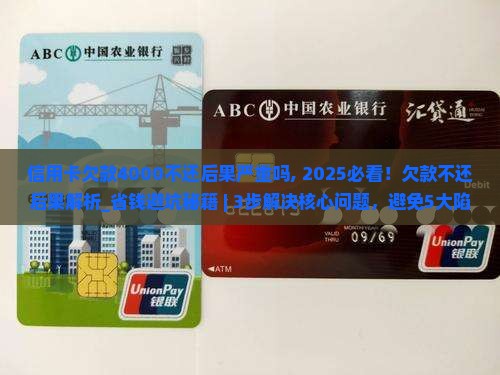 信用卡欠款4000不还后果严重吗