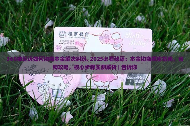 360被起诉如何协商本金解决纠纷