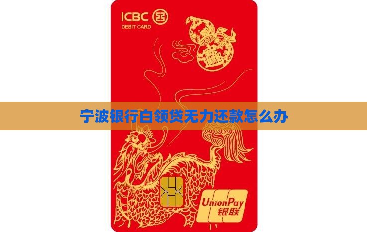 宁波银行白领贷无力还款怎么办