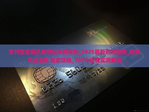 支付宝逾期还款被起诉的案例有哪些