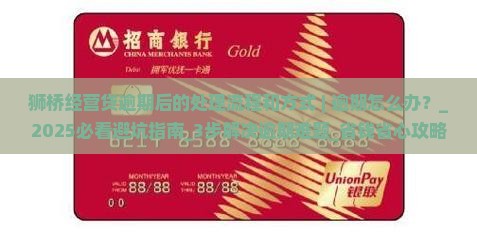 狮桥经营贷逾期后的处理流程和方式