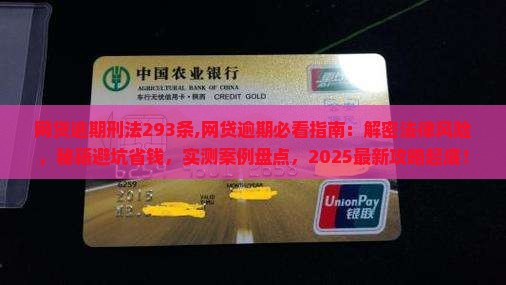 网贷逾期刑法293条