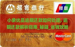 小象优品逾期还款如何处理
