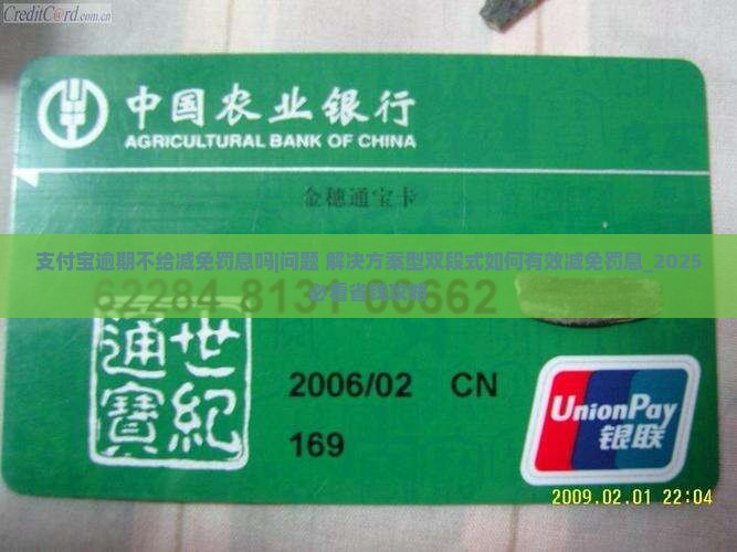 支付宝逾期不给减免罚息吗怎么解决