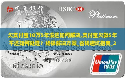 欠支付宝10万5年没还如何解决