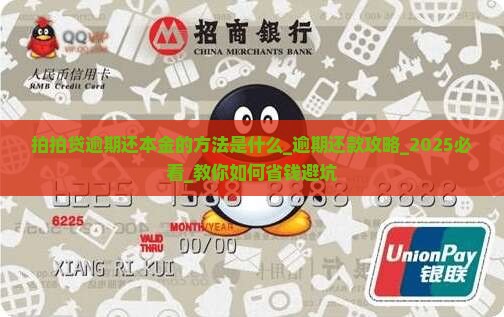拍拍贷逾期还本金的方法是什么
