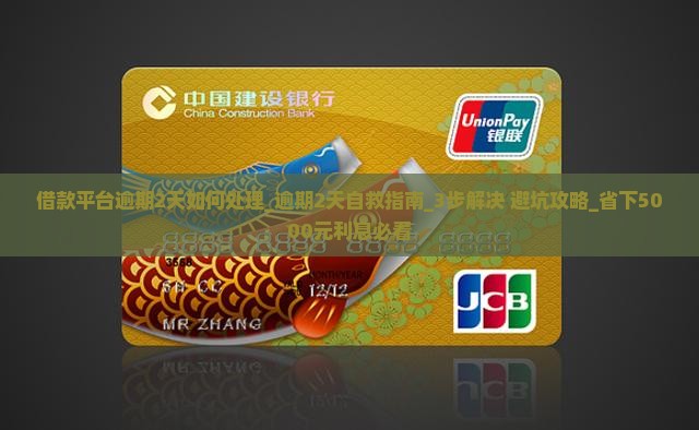 借款平台逾期2天如何处理