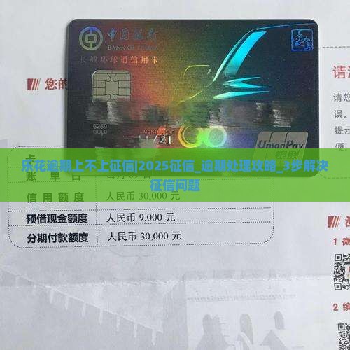 乐花逾期上不上征信怎么办