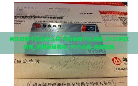 京东借条不还会怎么样不还会有什么后果