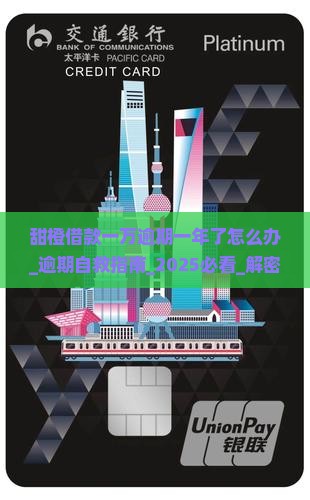 甜橙借款一万逾期一年了怎么办