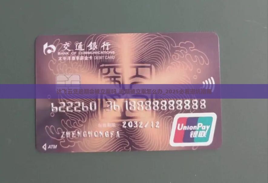 达飞云贷逾期会被立案吗