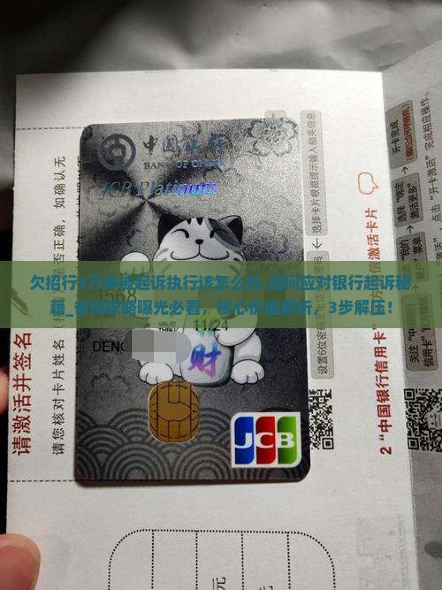 欠招行3万多被起诉执行该怎么办 欠招行3万多被起诉执行该怎么办