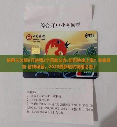 信用卡欠款9万逾期2个月怎么办