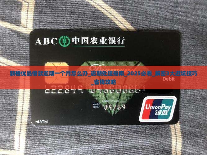 新橙优品借款逾期一个月怎么办