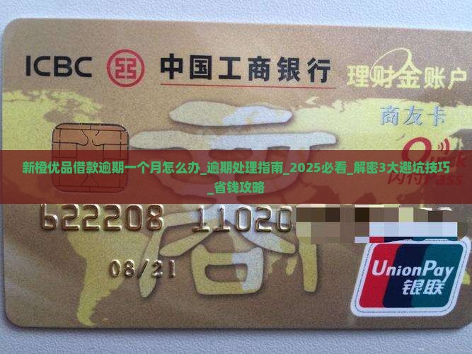 新橙优品借款逾期一个月怎么办