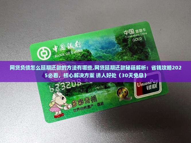 网贷负债怎么办理延期还款的方法有哪些
