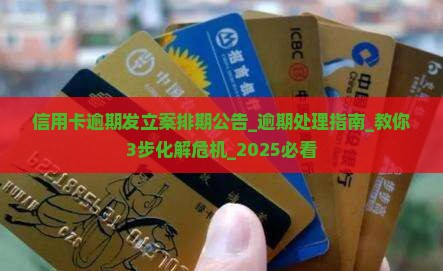 信用卡逾期发立案排期公告