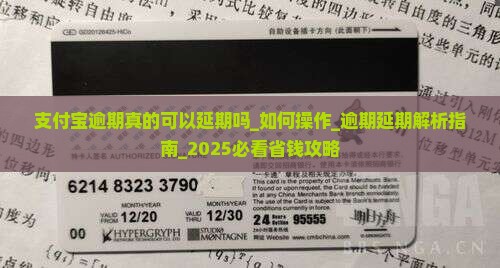 支付宝逾期真的可以延期吗如何操作