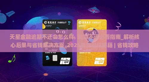 天星金融逾期不还会怎么样