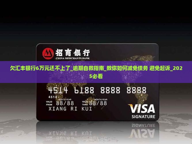 欠汇丰银行6万元还不上了
