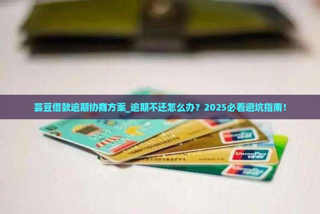 芸豆借款逾期协商方案