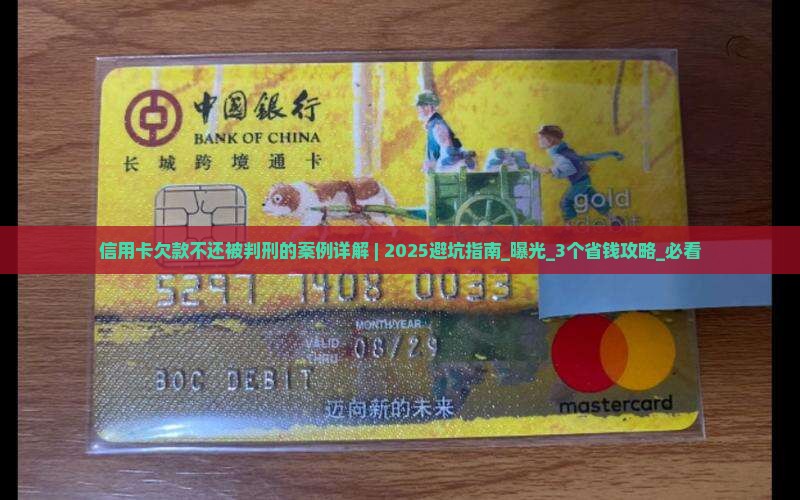 信用卡欠款不还被判刑的案例详解