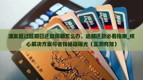 浦发超过延期日还款周期怎么办