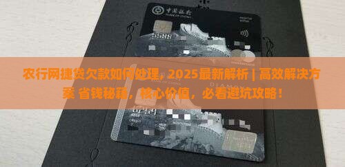 农行网捷贷欠款如何处理 农行网捷贷欠款如何处理