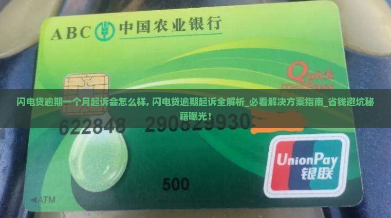 闪电贷逾期一个月起诉会怎么样 闪电贷逾期一个月起诉会怎么样