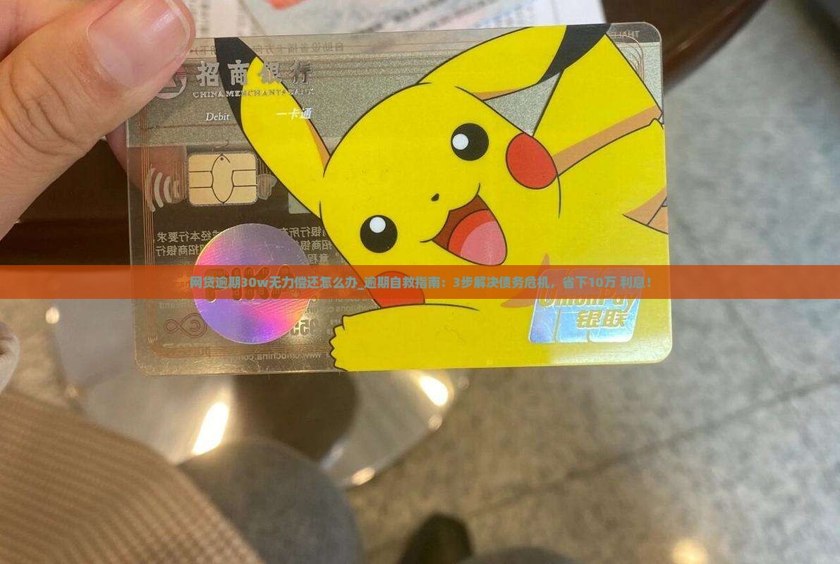 网贷逾期30w无力偿还怎么办