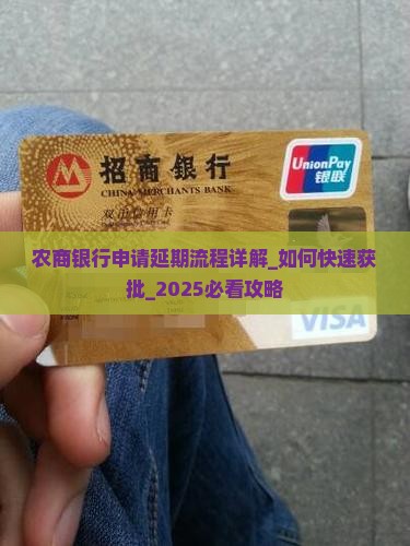 农商银行申请延期办理流程详解