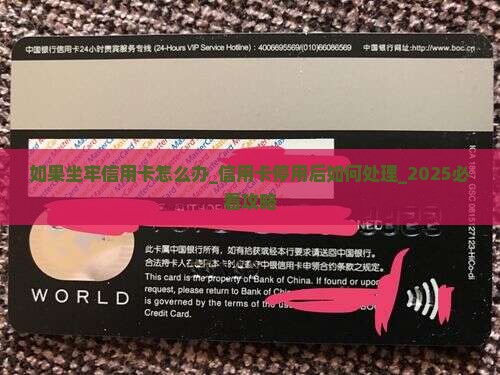 如果坐牢信用卡怎么办