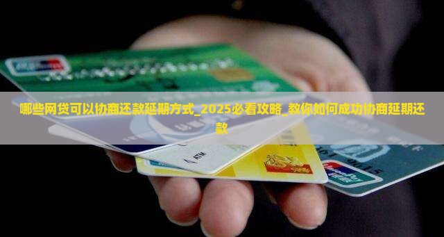 哪些网贷可以协商还款延期方式