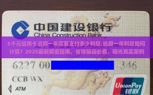 5千元信用卡逾期一年需要支付多少利息