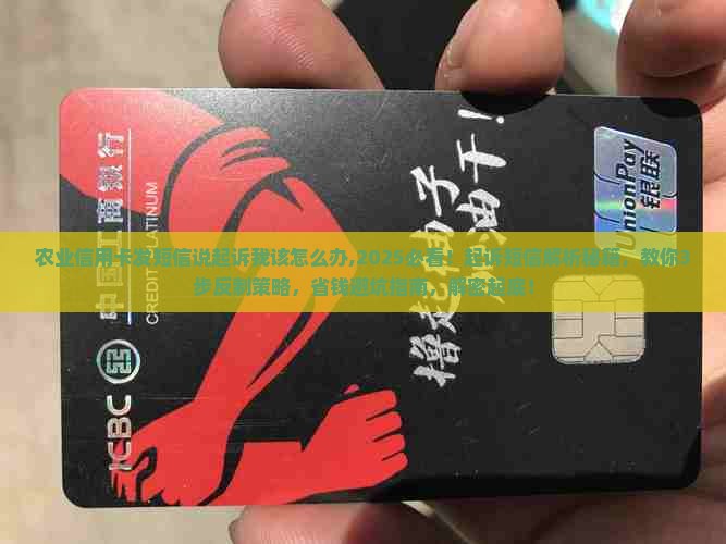 农业信用卡发短信说起诉我该怎么办