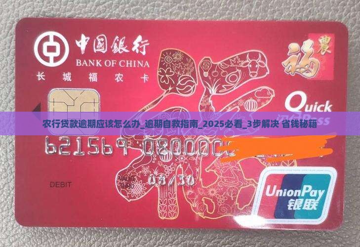 农行贷款逾期应该怎么办
