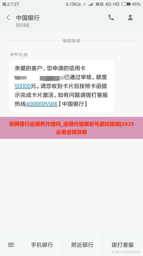 新网银行逾期有代偿吗需要注意什么