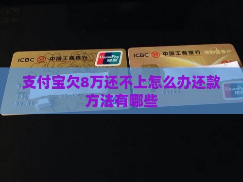 支付宝欠8万还不上怎么办还款方法有哪些 支付宝欠8万还不上怎么办还款方法有哪些