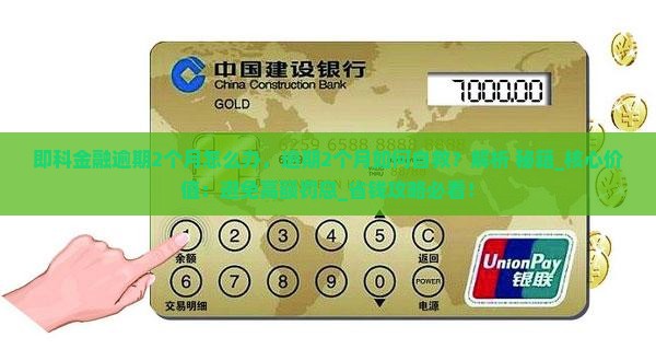 即科金融逾期2个月怎么办
