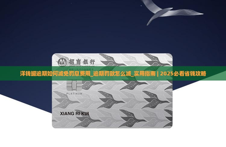 洋钱罐逾期如何减免罚息费用