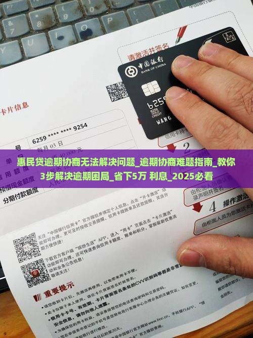 惠民贷逾期协商无法解决问题