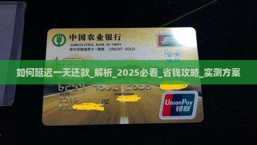 微粒贷如何延迟一天还款