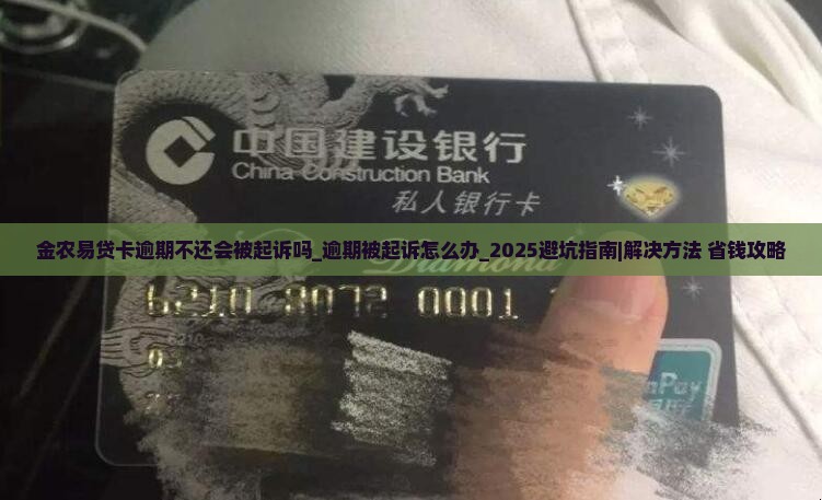 金农易贷卡逾期不还会被起诉吗