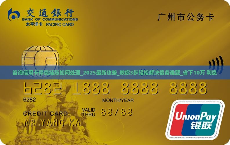 咨询信用卡停息挂账如何处理