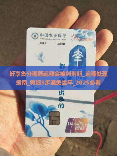 好享贷分期通逾期会被判刑吗