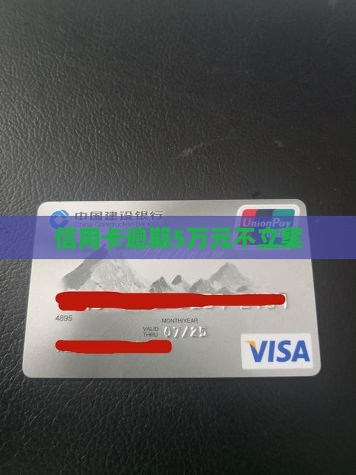 信用卡逾期5万元不立案