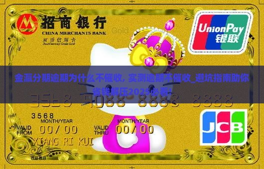 金瀛分期逾期为什么不催收