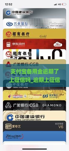 支付宝备用金逾期了上征信吗
