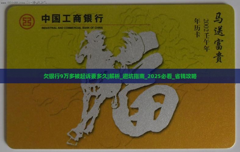 欠银行9万多被起诉要多久