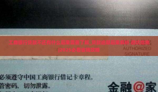 工商银行贷款不还有什么后果需要了解